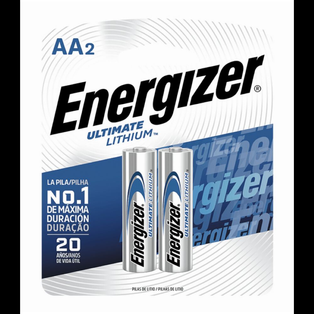 Pilas Ultimate Lithium Aa 2un. Energizer image number 0.0